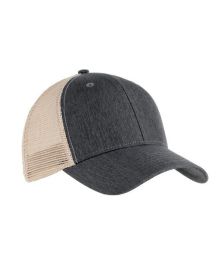 Big Accessories BA540P Sport Ponytail Trucker (Color: BLACK/ TAN, size: OS)
