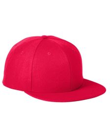 Big Accessories BA539 Flat Bill Sport Cap (Color: Red, size: OS)