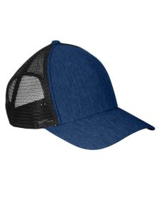 Big Accessories BA540 Sport Trucker Cap (Color: NAVY/ BLACK, size: OS)